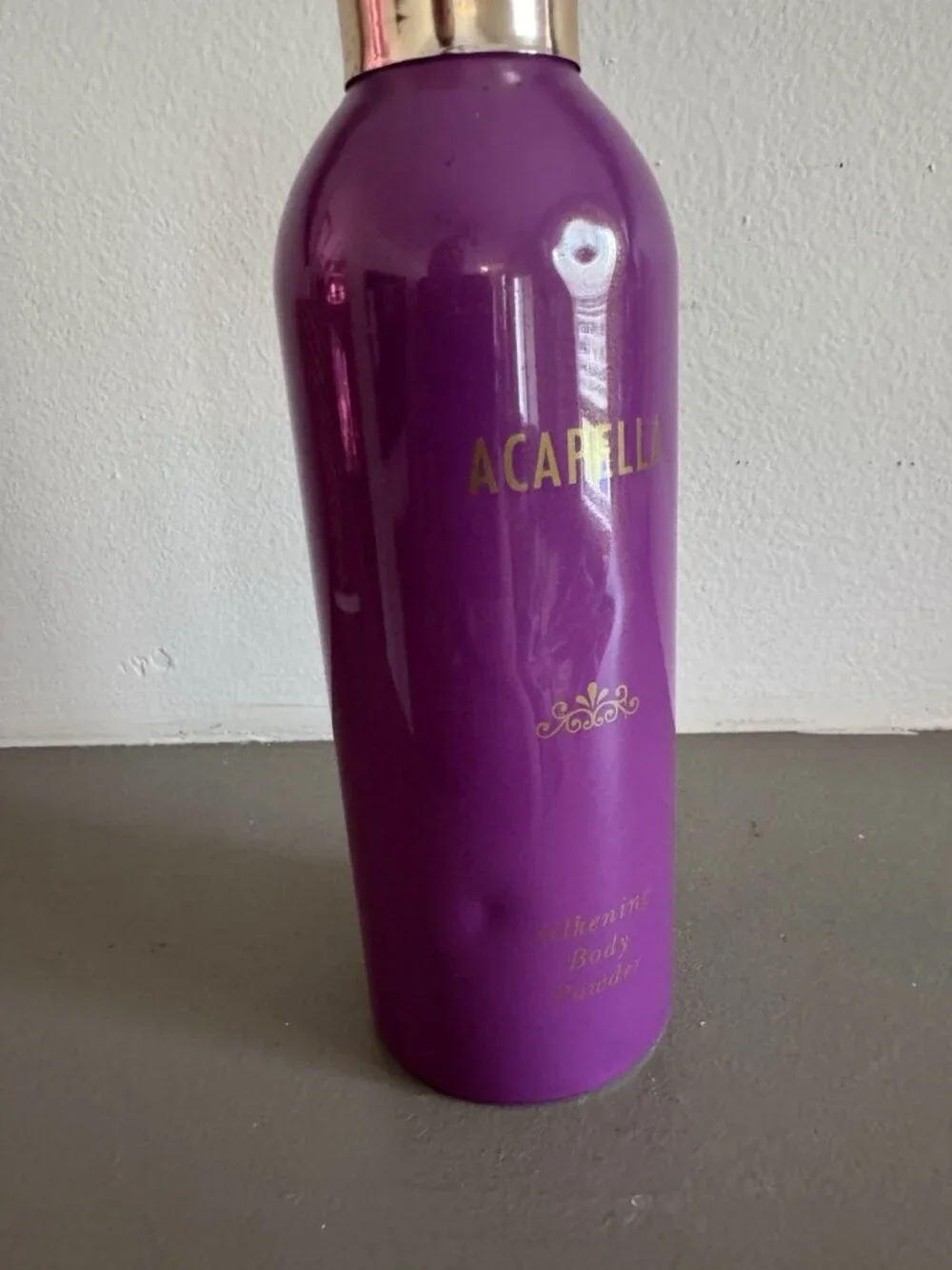 Vintage Mary Kay Acapella Silkening Body Powder 3.5oz NEW Scented Unopen Dented - Picture 8 of 8